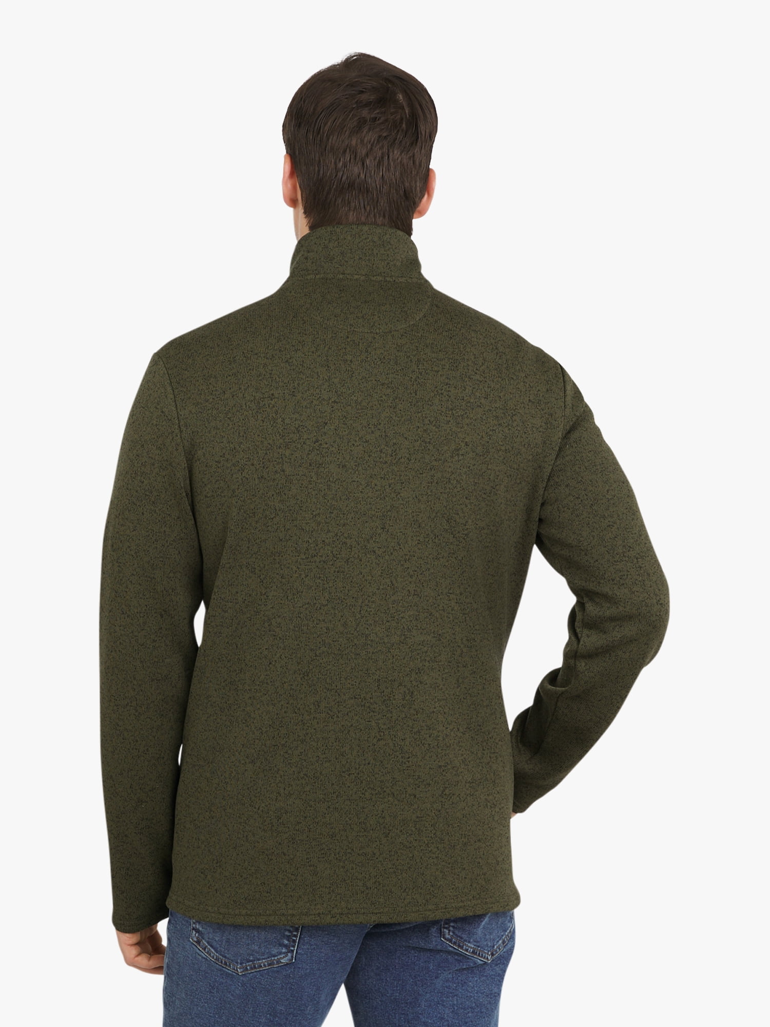 Chaps Men's & Big Men's Quarter Zip Fleece Sweater, Sizes S-3XL