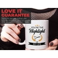 thumbnail image 7 of Barber Coffee Mug 11 oz White - You're The Highlight - Hairdresser Stylist Beautician Shaver Male Female Hairstylist Beauty Salon Hair Salon Cosmetologist Philocalist, 7 of 7