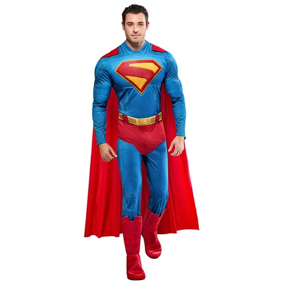 Superman Movie Superman Deluxe Muscle Chest Costume for Adults by Rubies, Men's Medium
