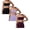 Black 1PC & Red 1PC & Purple 1PC, variant on FhsagQ 3PCS Womens Bras Underwire Balconette Women's Strap Yoga Bra with Feel Size L
