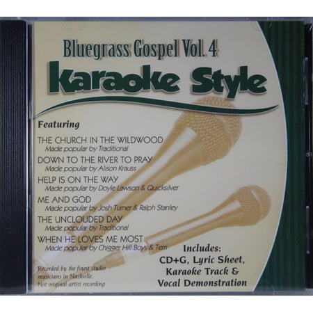 Bluegrass Gospel Volume 4 Daywind Christian Karaoke Style NEW CD+G 6 Songs
