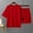 Red, variant on Women Summer Casual Top And Shorts Sets Solid Color Knitted Two Piece Set Knitted Sweater Two Piece Suit Womens Outfits Dressy Casual Puddle Pants Women Graduation Outfits for Juniors Thermal Overalls