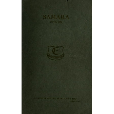(Custom Reprint) Yearbook: 1932 Elmwood School - Samara Yearbook (Ottawa, Ontario Canada)