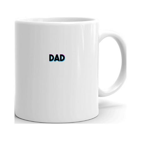 

Tri Color Dad Ceramic Dishwasher And Microwave Safe Mug By Undefined Gifts