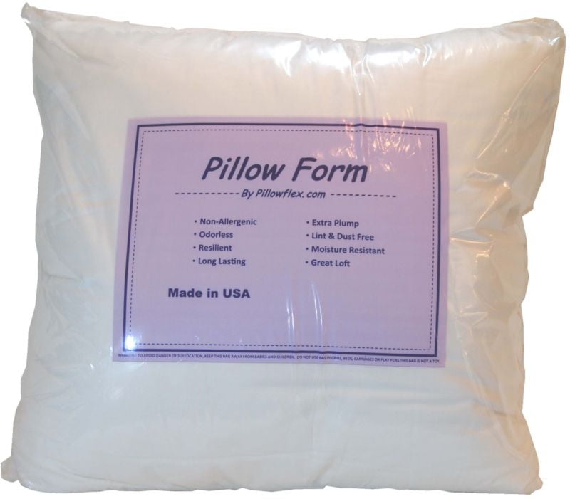 Outdoor Non-woven Pillow Form Insert for Shams or Decorative Pillowflex Indoor 