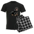 thumbnail image 6 of CafePress - Black Tan Dachshund Men's Dark Pajamas - Men's Dark Loose Fit Cotton Pajama Set, 6 of 7