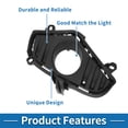 thumbnail image 7 of Unique Bargains Fog Light Grill Front Lower Bumper Fog Light Cover Inserts No.521270R160 for Toyota RAV4 2019-2023 Black ABS 1 Pc Front Right, 7 of 7