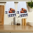 thumbnail image 4 of CuiLiyq Fall Kitchen Towels, Pumpkins Thanksgiving Dish Towels, Reusable Hand Autumn Absorbent Cloth (27.6" x 17.7"), 4 of 6