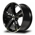 18 Inch Black Alloy Wheel Rim for Mitsubishi Lancer, RTX 81086 18x7.5
