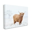 thumbnail image 4 of Stupell Industries Highland Cow in Snow Animals & Insects Photography Gallery Wrapped Canvas Art Print Wall Art, 40 x 30, 4 of 8