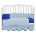 thumbnail image 5 of baby doll bedding modern hotel two tone dust ruffle/crib skirt, 5 of 7