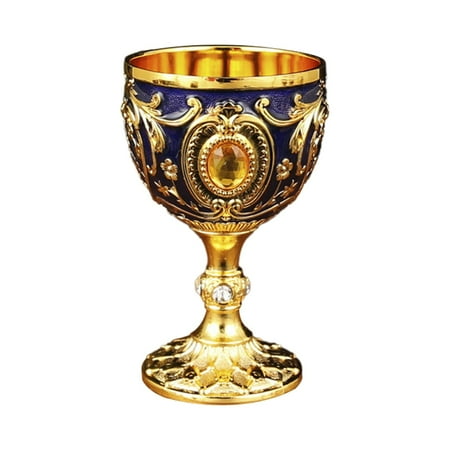 

Top Discount! FNGZ European Style High-Grade Metal Wine Cup C Stainless Steel Bowl Tableware 1X European Style High-End Metal Wine Cup