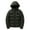 Green, variant on Men's Down Puffer Jacket with Hood Lightweight Puffy Hooded Winter Coat Light Thin (Black,XXXL)