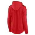 thumbnail image 3 of Women's Fanatics Red Calgary Flames Authentic Pro Rink Full-Zip Hoodie, 3 of 3