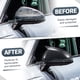 thumbnail image 2 of Cubierta de espejo retrovisor izquierdo y derecho para automóvil Unique Bargains, reemplazo para Audi A4 A5 S4 S5, par de fibra de carbono negra, 2 of 5