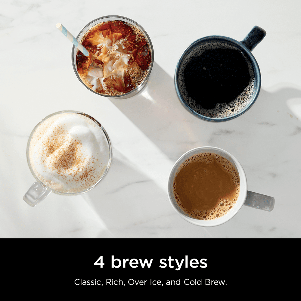 Ninja Single-Serve Pods & Grounds Hot and Iced Coffee Brewer with