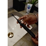 Gleem Electric Toothbrush Replacement Head, Soft, Black, 2 Count for Plaque Removal