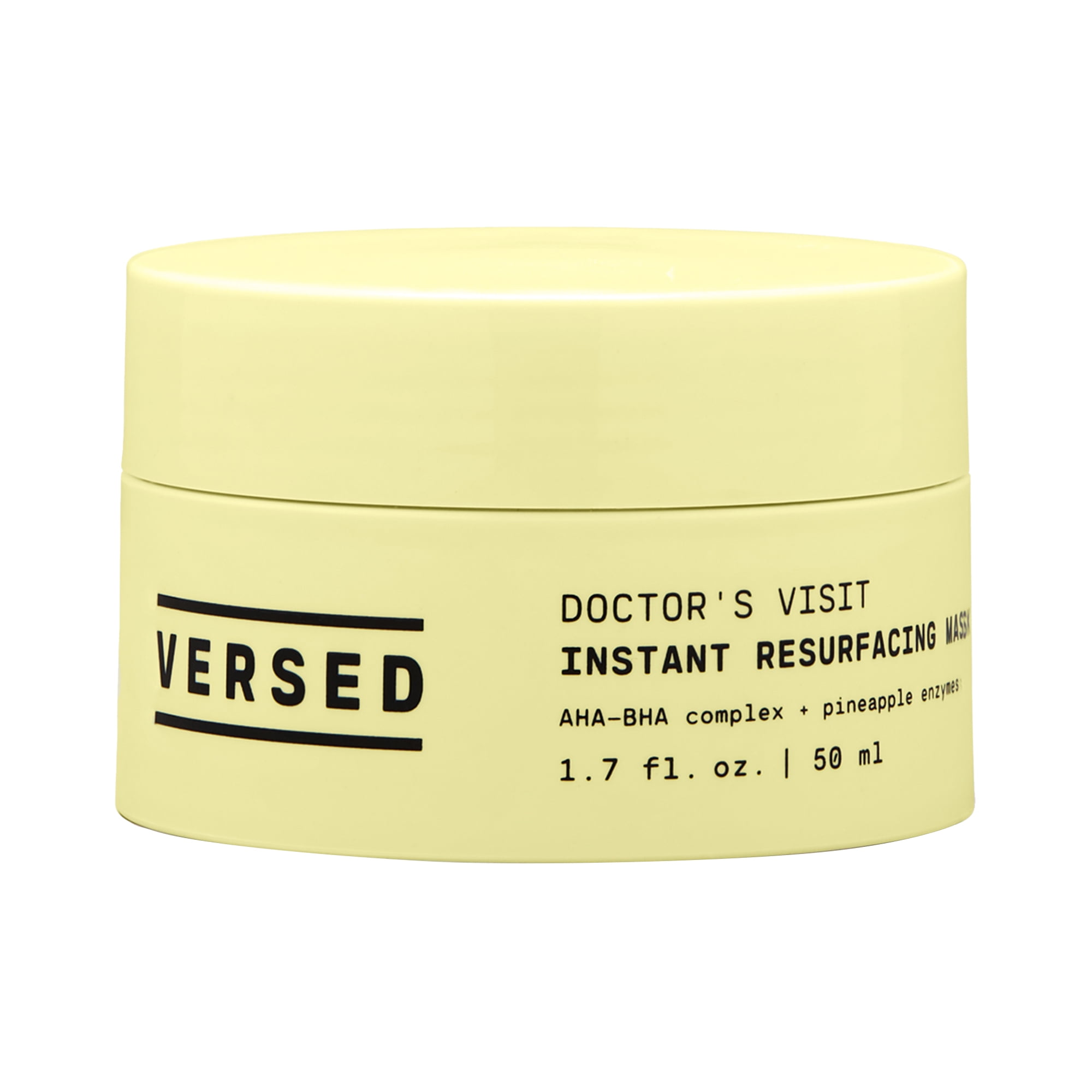 Versed Doctors Visit Instant Resurfacing Mask, Brightening + Texture-Refining, 1.7 fl oz