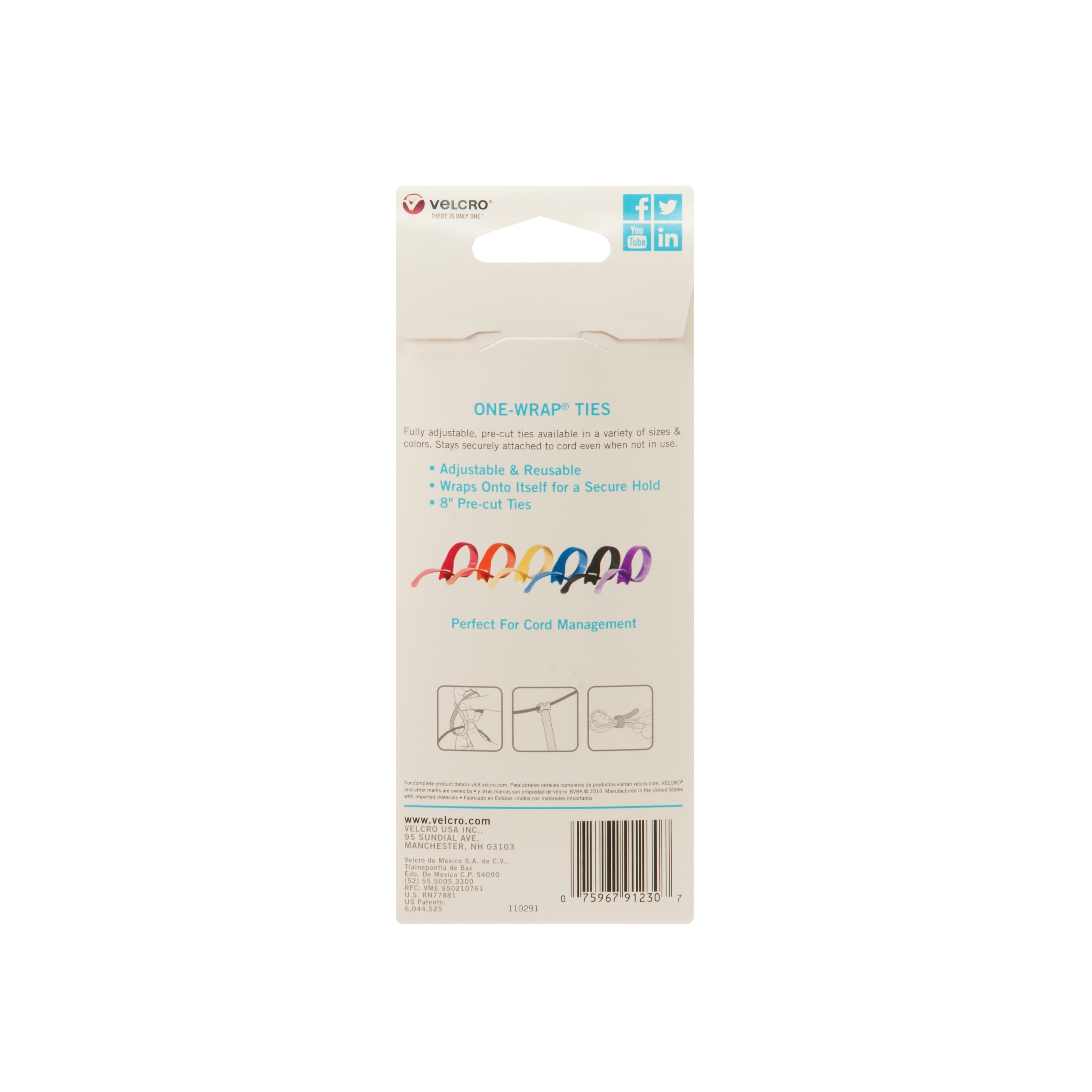 VELCRO® Brand ONE-WRAP® Cord Straps