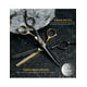 thumbnail image 2 of Tijeras  Xtellar Barbero Profesionales Estilistas Para Cortar Cabello Color Negro, 2 of 5
