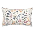 thumbnail image 1 of Fotbe Watercolor Floral Funda de Almohada Decorativa Estilo Occidental, Lujo en Algodón, Fundas para Almohadas King, Cojín Estampado para Decoración del Hogar-16"x24", 1 of 6