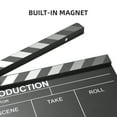thumbnail image 4 of Acrylic Clapperboard Film Clapboard Movie Director's Slate Cut Action Scene Clapper Board Film Slate Dry Erase, 4 of 6