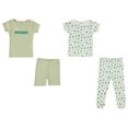thumbnail image 2 of Cutie Pie Dreamers Baby Boy & Toddler Boy 4 PC Tight Fit Cotton Sleepwear Pajamas, Sizes 12 Months-4T 12M-4T, 2 of 2