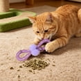 thumbnail image 6 of Mesh Cat Chew Bow Toy with Built-in Bell, 3.9x1.5 Inch Interactive Chew Ring Toy for Cats, Dental Health Catnip Free Toy for Kittens Anxiety Relief, 6 of 6