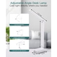 thumbnail image 4 of Lámpara LED de escritorio Addtam Power Strip, 3 salidas y 4 puertos USB, color blanco, 4 of 7