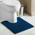 thumbnail image 2 of Better Homes & Gardens Ultra Soft Polyester Contour Bath Rug, 20" x 24", Blue Admiral, 2 of 7