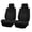 Black-2F, variant on Autoking Cover Universal Car Seat Covers Polygon Embroidery Seat Cover Fit For Most Car Black
