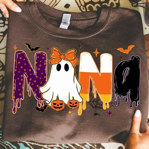 Preppy Halloween Mama Bundle T-Shirt, Cute Ghost Halloween Mamat-Shirt, Ghost T-Shirt, Halloween Nana Mimi T-Shirt, Candy Halloween T-Shirt, Spooky Mama T-Shirt