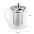 thumbnail image 3 of 5Sizes Good Clear Borosilicate Glass Teapot With 304 Stainless Steel Infuser Strainer Heat Coffee Tea Pot Tool Kettle Set 380Ml, 3 of 5