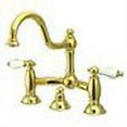 thumbnail image 3 of Elements Of Design Es3911pl Double Handle 8" Center Bridge Bathroom Faucet - Chrome, 3 of 5
