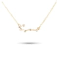 thumbnail image 1 of Ins Constellations Theme Friendship Necklace Rhinestone Comfortable Delicate with Display Card Pendant for Lover Festival Gifts Cancer gold, 1 of 6