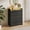 Black, variant on 5-Drawer Dresser with LED Lights, Tall Storage Chest for Bedroom, White