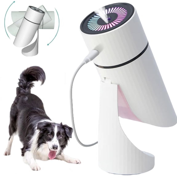 Dog Humidifier -Tested Safety, Whisper-Quiet Tech, 90° Adjustable Mist Creates A Healthy Environment For Sensitive Pets