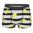 thumbnail image 5 of Uemuo Lemon Pattern Men's Boxer Briefs,Trunk Anti-Chafing,Comfortable, Durable, and Stylish Underwear-X-Large, 5 of 9
