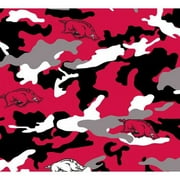 University of Arkansas Camouflage Fabric-100% Cotton -Sold by the Yard
