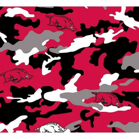 University of Arkansas Camouflage Fabric-100% Cotton -Sold by the Yard