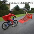 thumbnail image 4 of Bike Ramp, 6-12 Kids Skateboard Jumps, Detachable Construction - Heavy-Duty RC Car Training, 4 of 9
