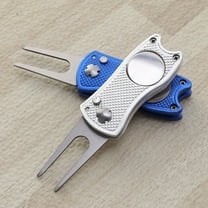 WHAMVOX Stainless Steel and Aluminum Golf Divot Repair Tool with Ball Marker Durable and Long Lasting for