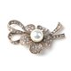 thumbnail image 5 of 4x Crystal Pearl Button Flat Back Para Bufanda Ropa Sombrero Decoración - Flor de la perla Flor de la perla del diamante artificial de 36x53m m Sunnimix Crystal Pearl Button, 5 of 8