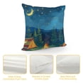 thumbnail image 4 of PHYHOO  Kids Camping Throw Pillow Covers,Blue Starry Sky Pillow Covers for Kids Boys Girls,Happy Camping Cushion Covers,Western Rustic Farmhouse Decorative Pillow Covers, 4 of 5