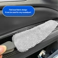 thumbnail image 4 of YUVA Car Dashboard Cleaning Brush, Soft Material, Flat Head, Wet/Dry Use, Black/Gray, Cleans Vents/Gaps, Washable & Durable, 4 of 6
