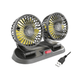thumbnail image 1 of Ventilador Xtellar Doble Auto Coche Usb Portátil Con 2 Velocidades, 1 of 4