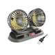 thumbnail image 1 of Ventilador Xtellar Doble Auto Coche Usb Portátil Con 2 Velocidades, 1 of 4