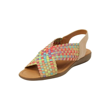 

Comfortview Women s (Wide Widths Available) The Celestia Sling Sandal