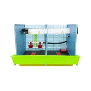Hatching Time Chick Brooder - 2 Section H:15 (Power-Washable, Durable, ABS Plastic) | Ciimuka