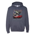 thumbnail image 2 of Wild Bobby Ford Mustang Untamed Spirit Mens Cars and Trucks Unisex Hoodie Sweatshirt, 2 of 6